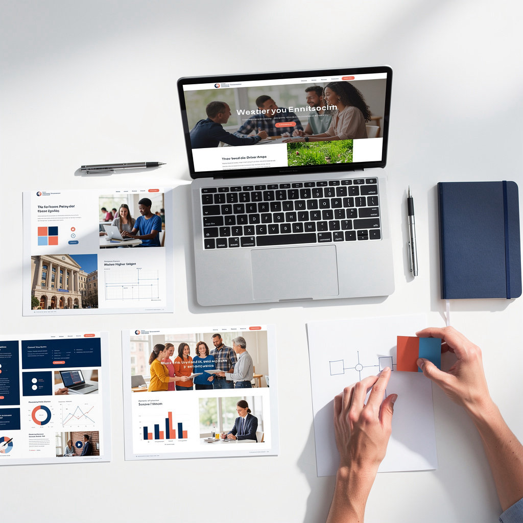 Push10 case study work showcasing professional branding and web design for nonprofits and higher education institutions